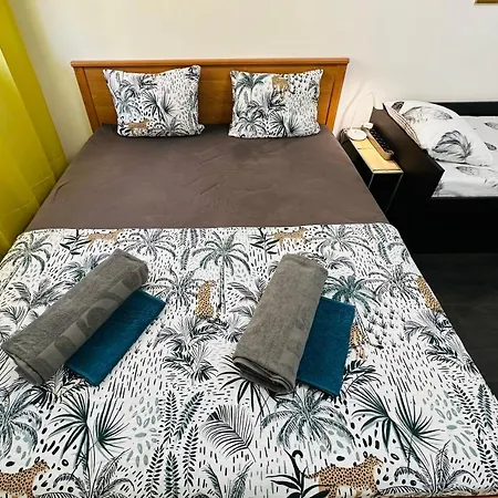 The - 3 Rooms, 3air Cond, 3tv, 3fans, 2 Wc, Wifi Everywhere 5min Aeroport, Train, Beach, 1min Tram, 15 Min Centre, Port, Parking Possible Lejlighed